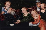 Lucas Cranach the Elder courtesans Sweden oil painting artist